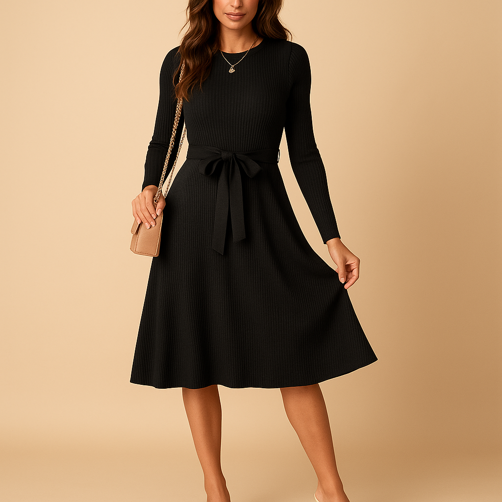 Lauriane™ | Robe Maille Automne