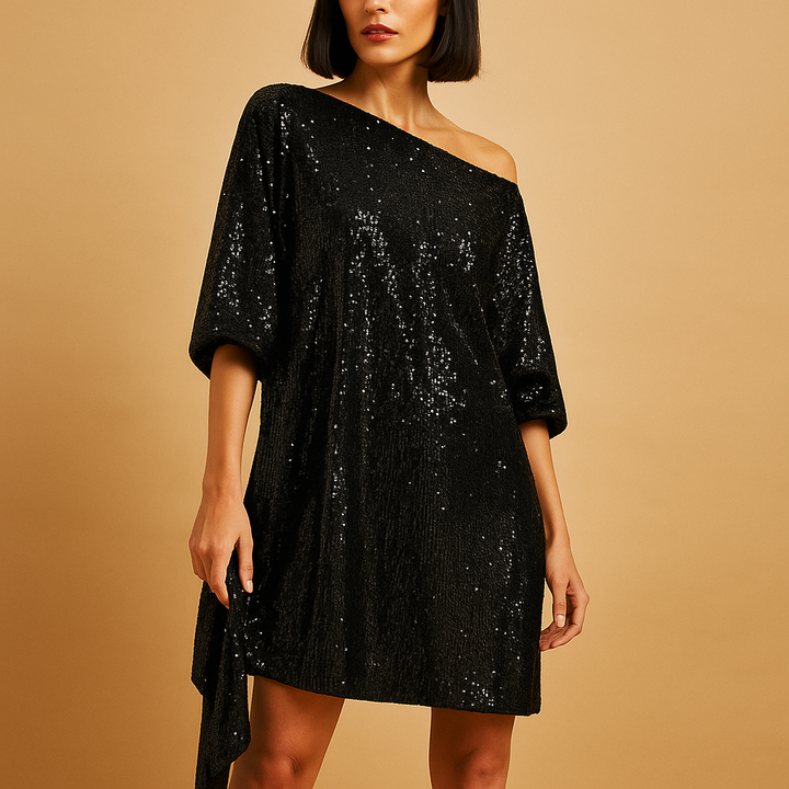 Isadora™ | Robe Pailletée Volants