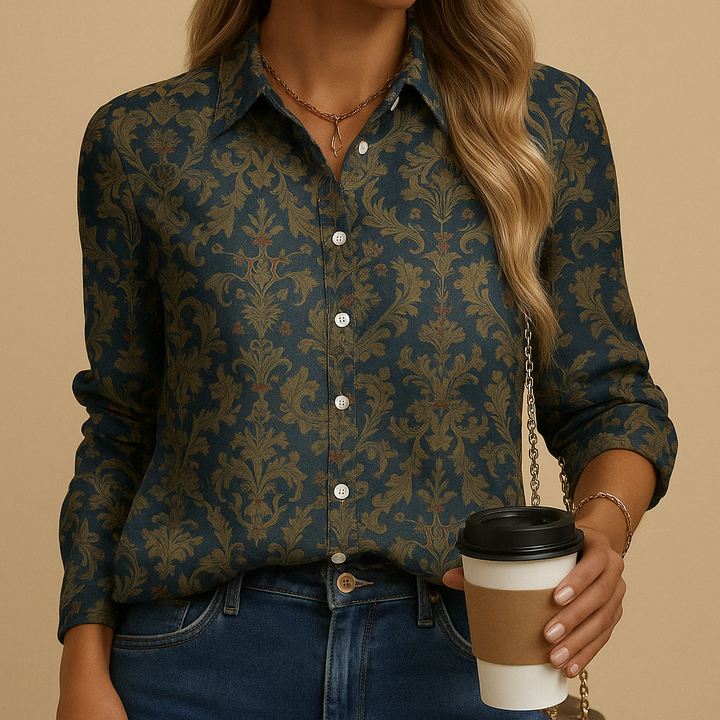 Lauriane™ | Blouse Automne Cintrée