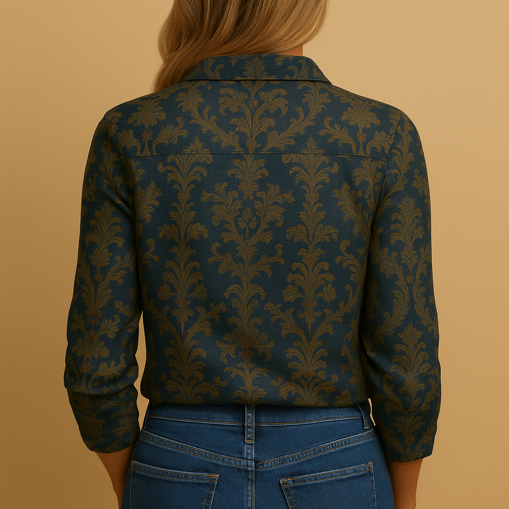 Lauriane™ | Blouse Automne Cintrée