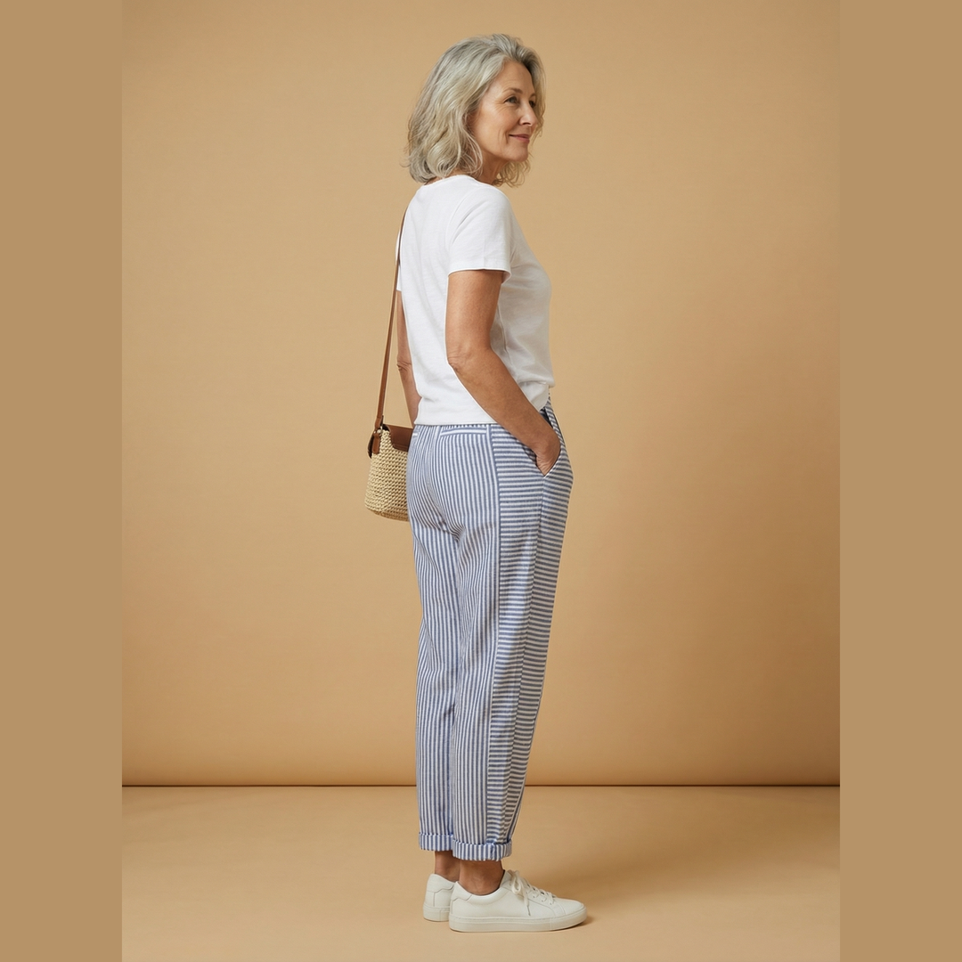 Clara | Pantalon rayé