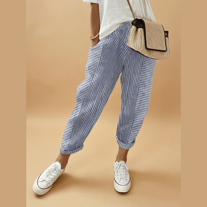 Clara | Pantalon rayé
