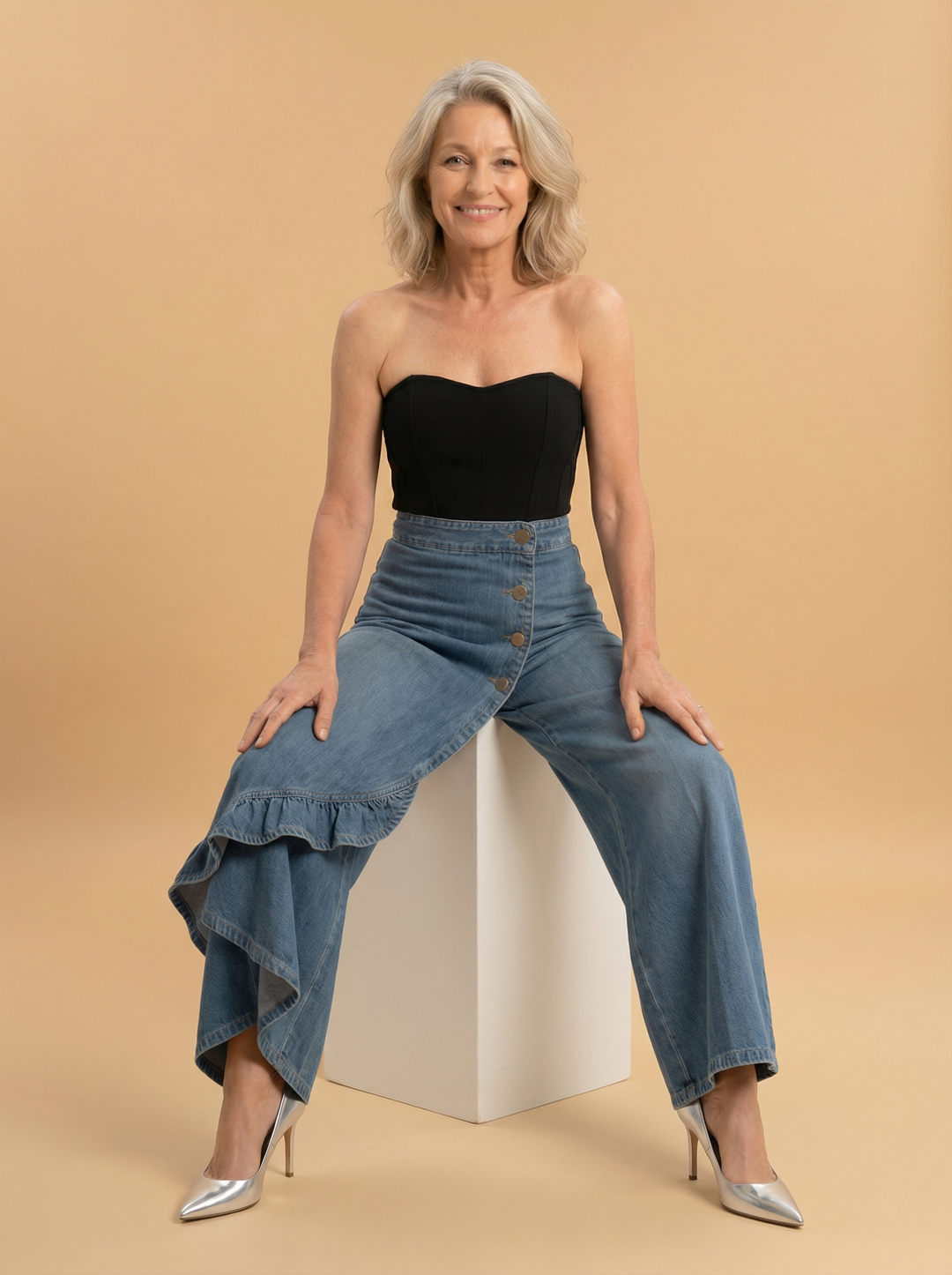 Camille | Jupe denim