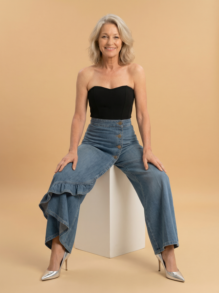 Camille | Jupe denim