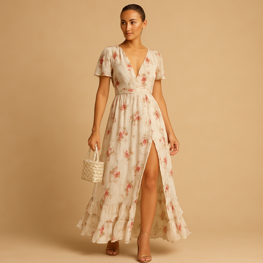 Isadora™ | Robe Dentelle Fleurie