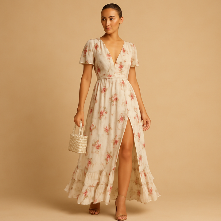 Isadora™ | Robe Dentelle Fleurie