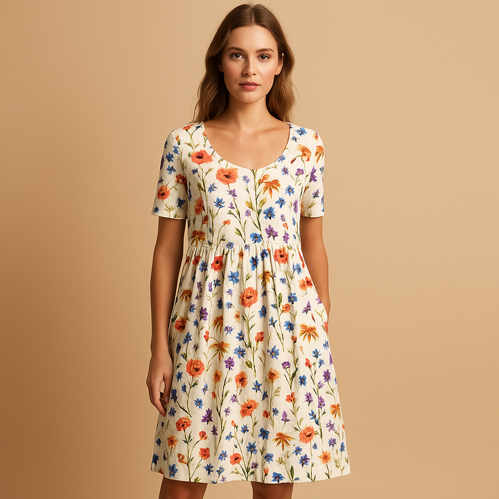 Rosalie™ | Robe Midi Coton