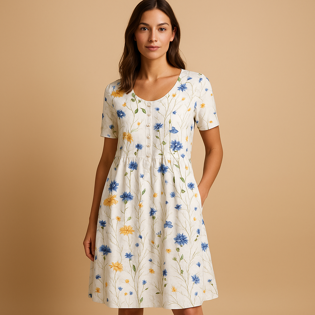 Rosalie™ | Robe Midi Coton