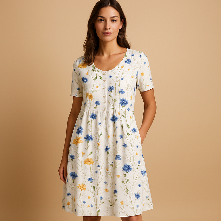 Rosalie™ | Robe Midi Coton