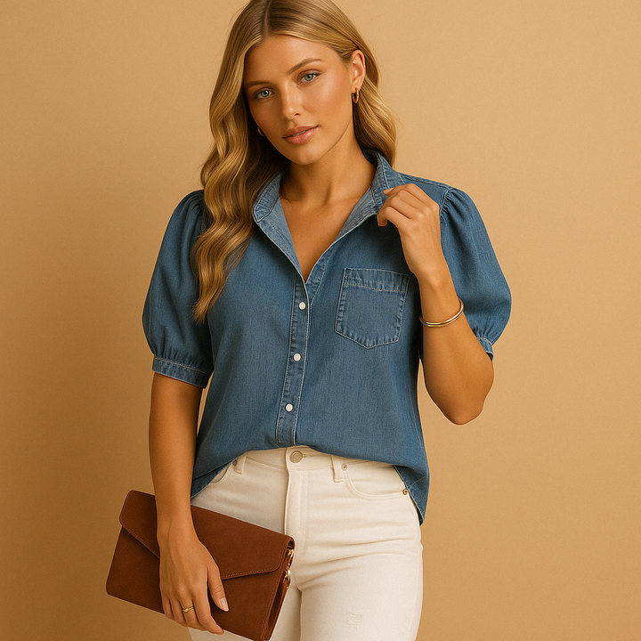 Maëlig™ | Chemise Denim Classique