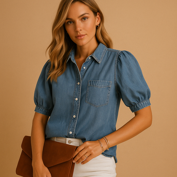 Maëlig™ | Chemise Denim Classique