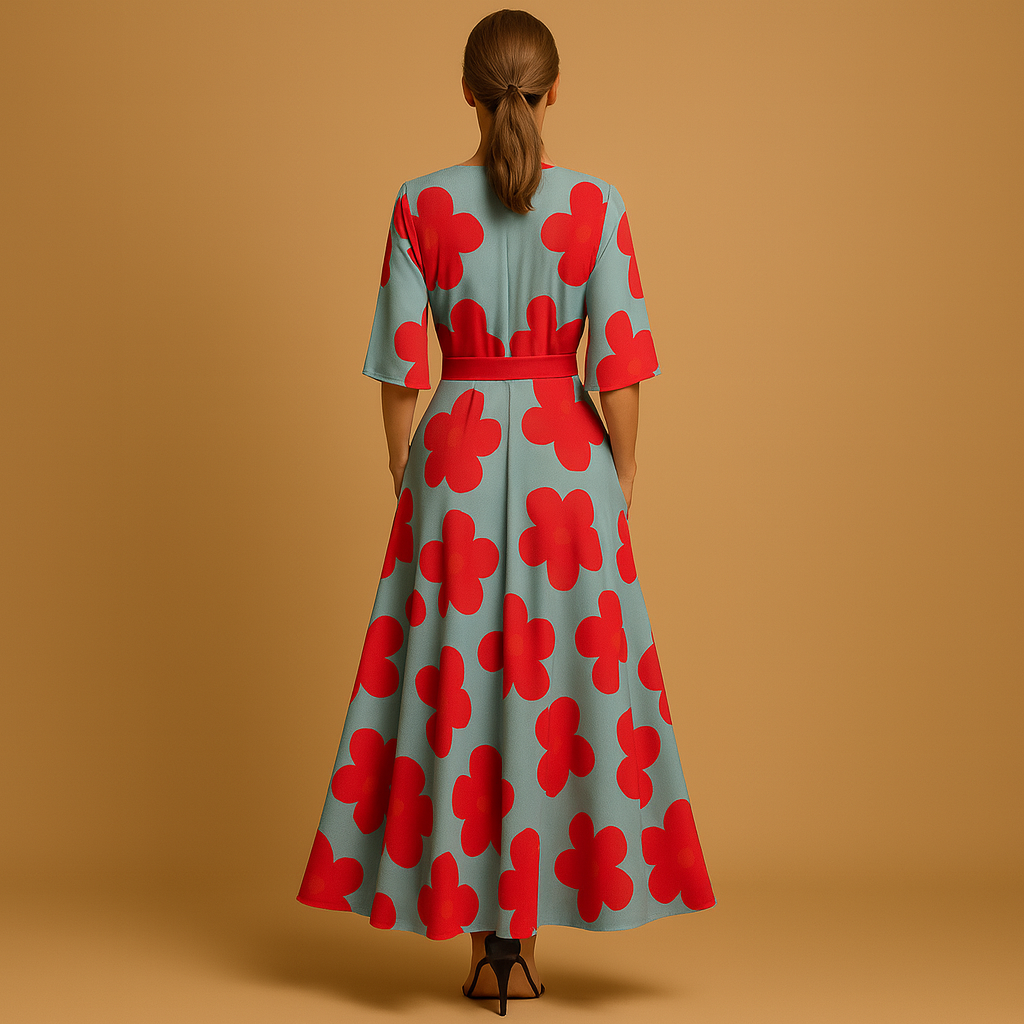 Roseline™ | Robe Longue Fleurie