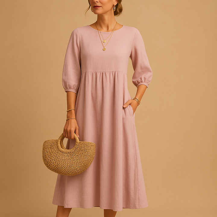 Coralie™ | Robe Longue Col Rond