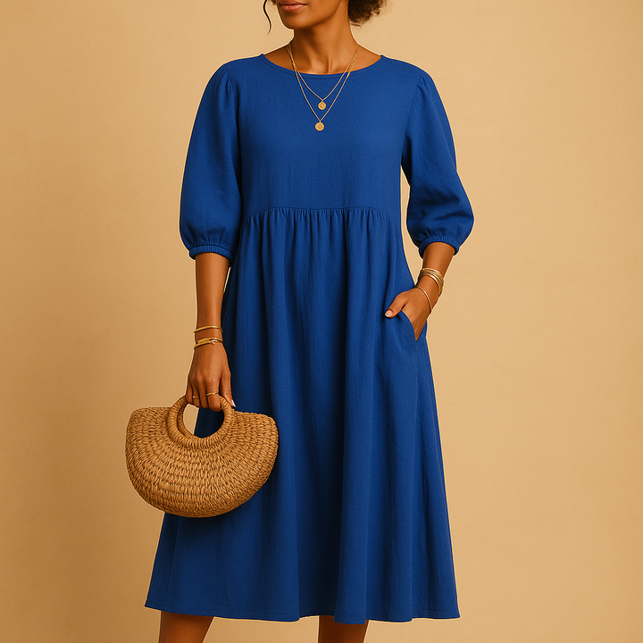 Coralie™ | Robe Longue Col Rond