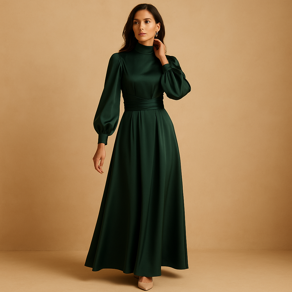 Cyrielle™ | Robe Longue Ceinturée