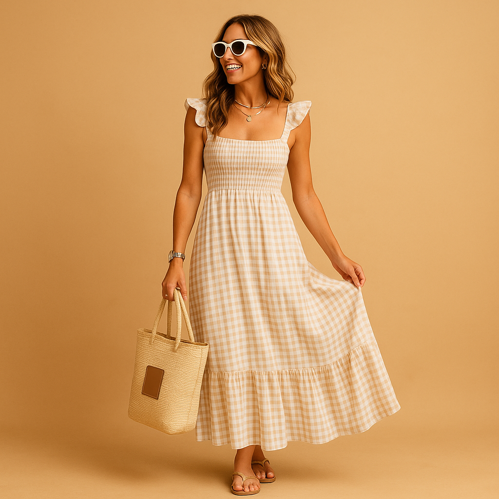 Nadine™ | Robe Longue Sans Manches