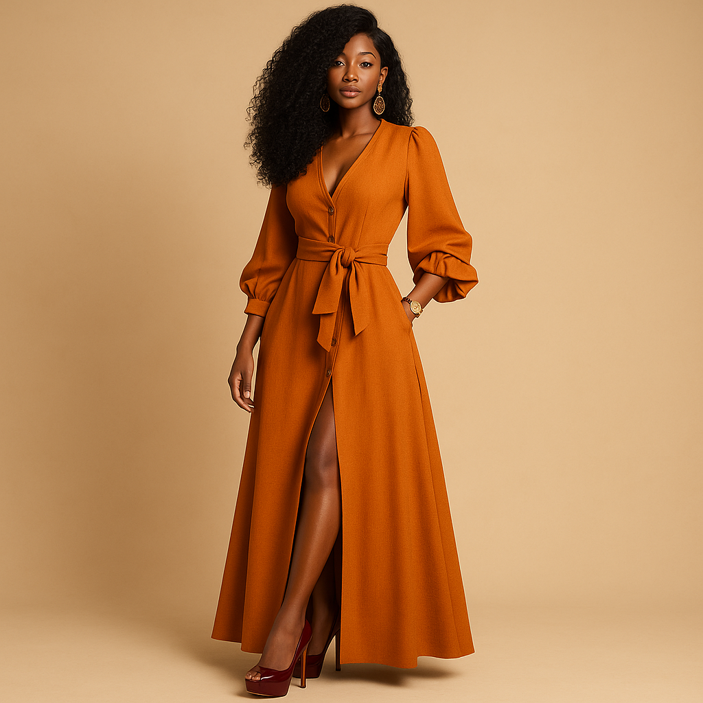 Maëlle™ | Robe Longue Élégante
