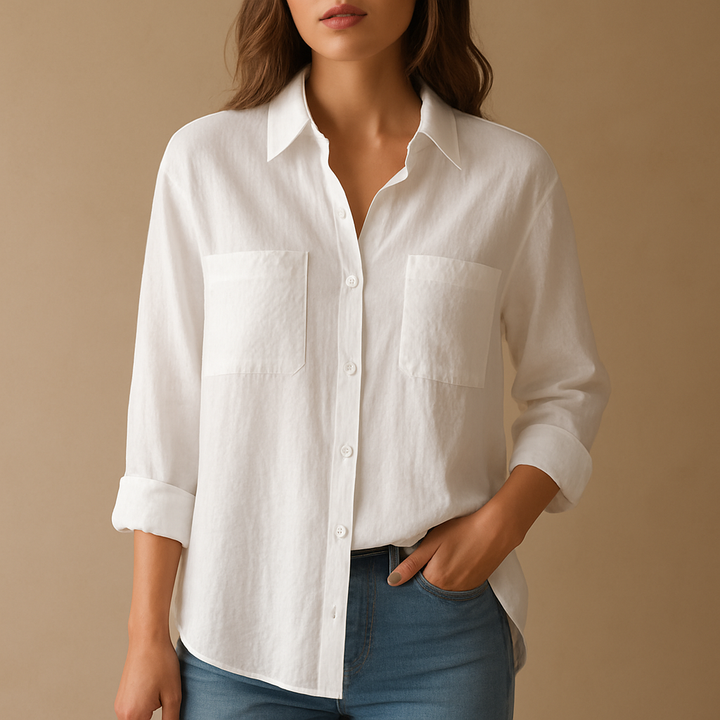 Séverine™ | Blouse Manches Longues Chic