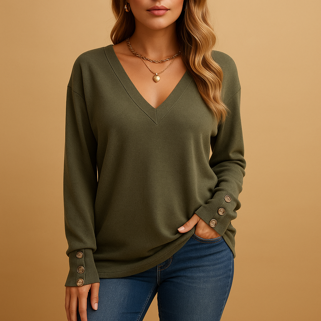 Cassandre™ | Blouse Fluide Boutons