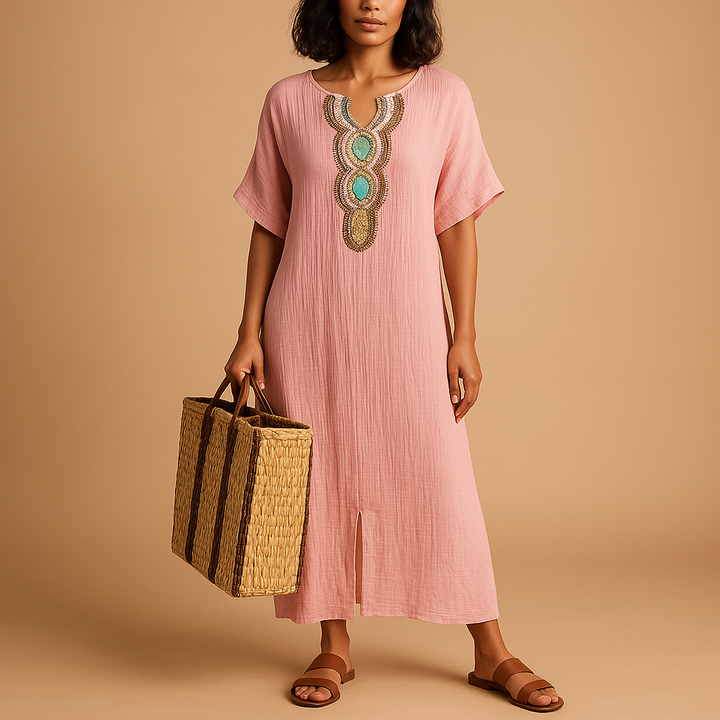 Isaline™ | Robe Caftan Légère