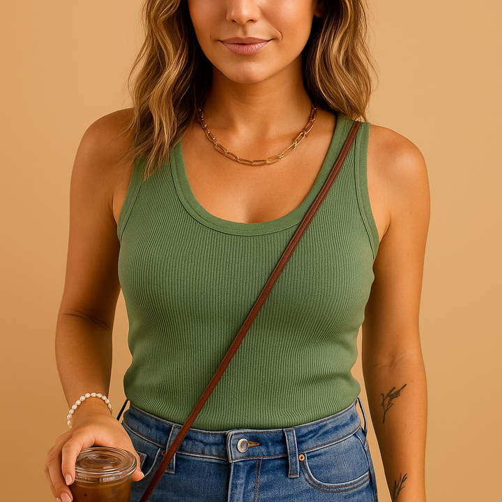 Clarisse™ | Débardeur Col U