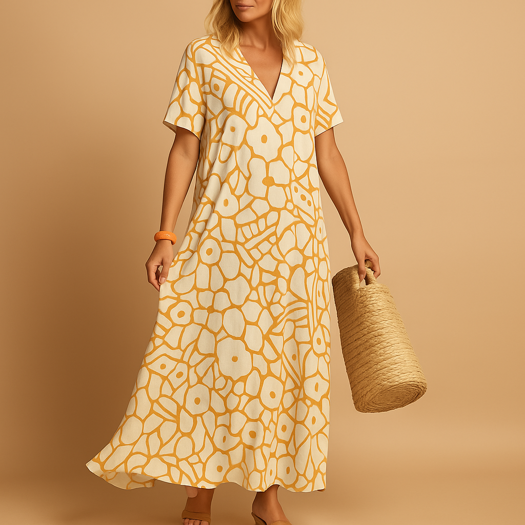 Estelle™ | Robe d’Été Manches Courtes