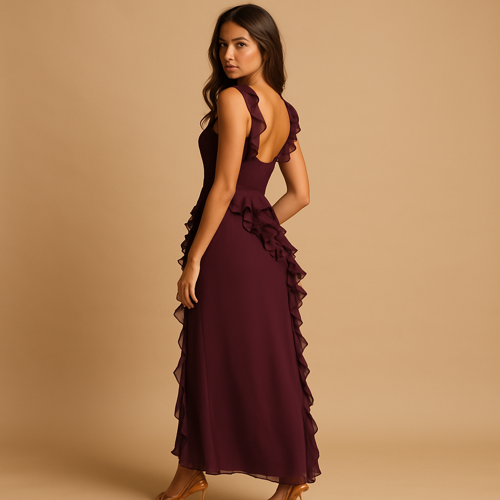 Maëlys™ | Robe Maxi Volants