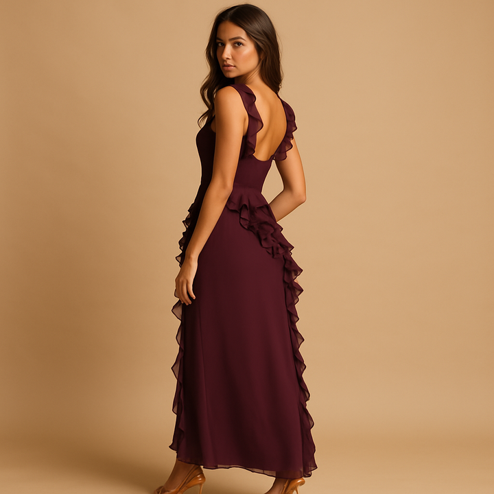 Maëlys™ | Robe Maxi Volants
