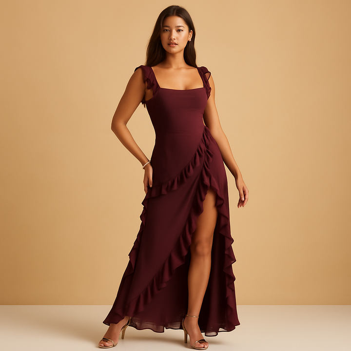 Maëlys™ | Robe Maxi Volants