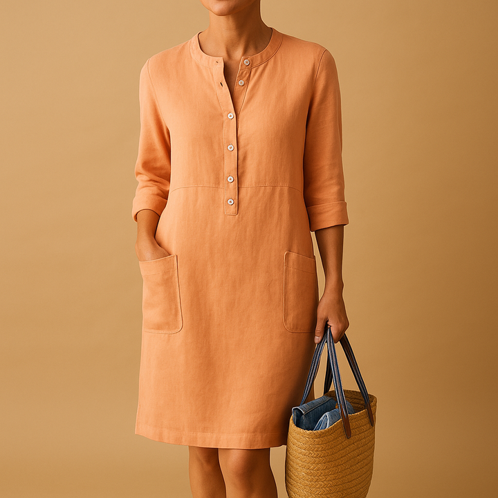Clarisse™ | Robe Midi Minimaliste