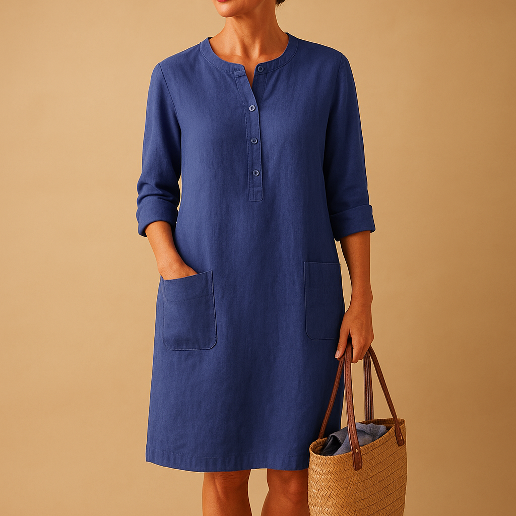 Clarisse™ | Robe Midi Minimaliste