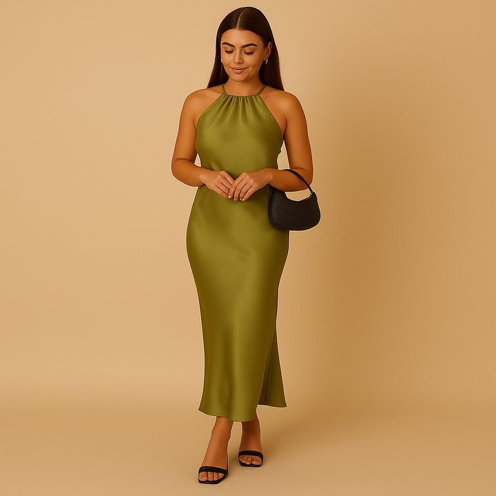 Madeleine™ | Robe Portefeuille Satin