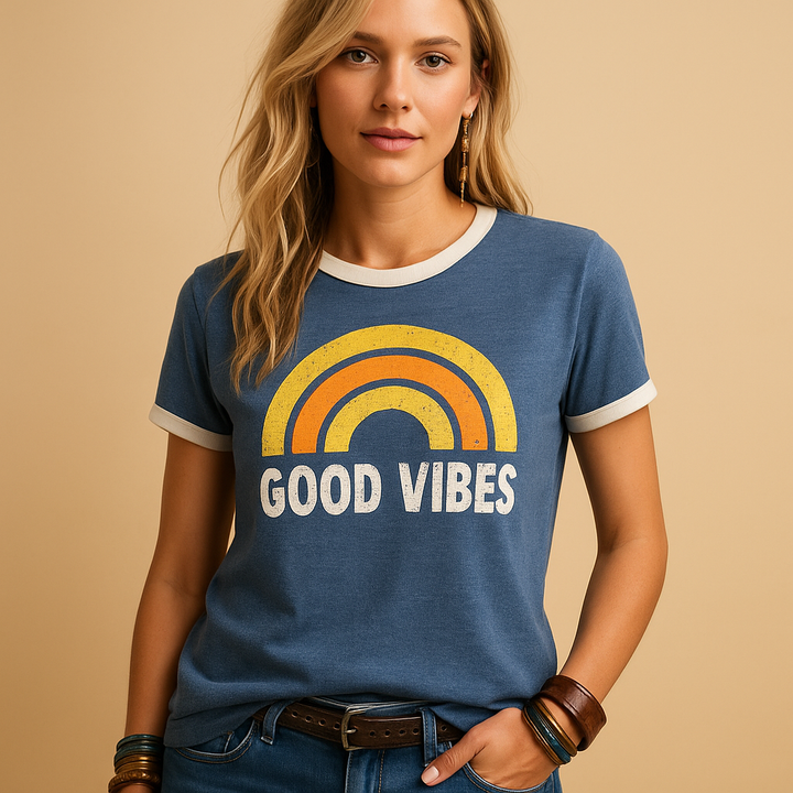 Violette™ | T-Shirt Good Vibes