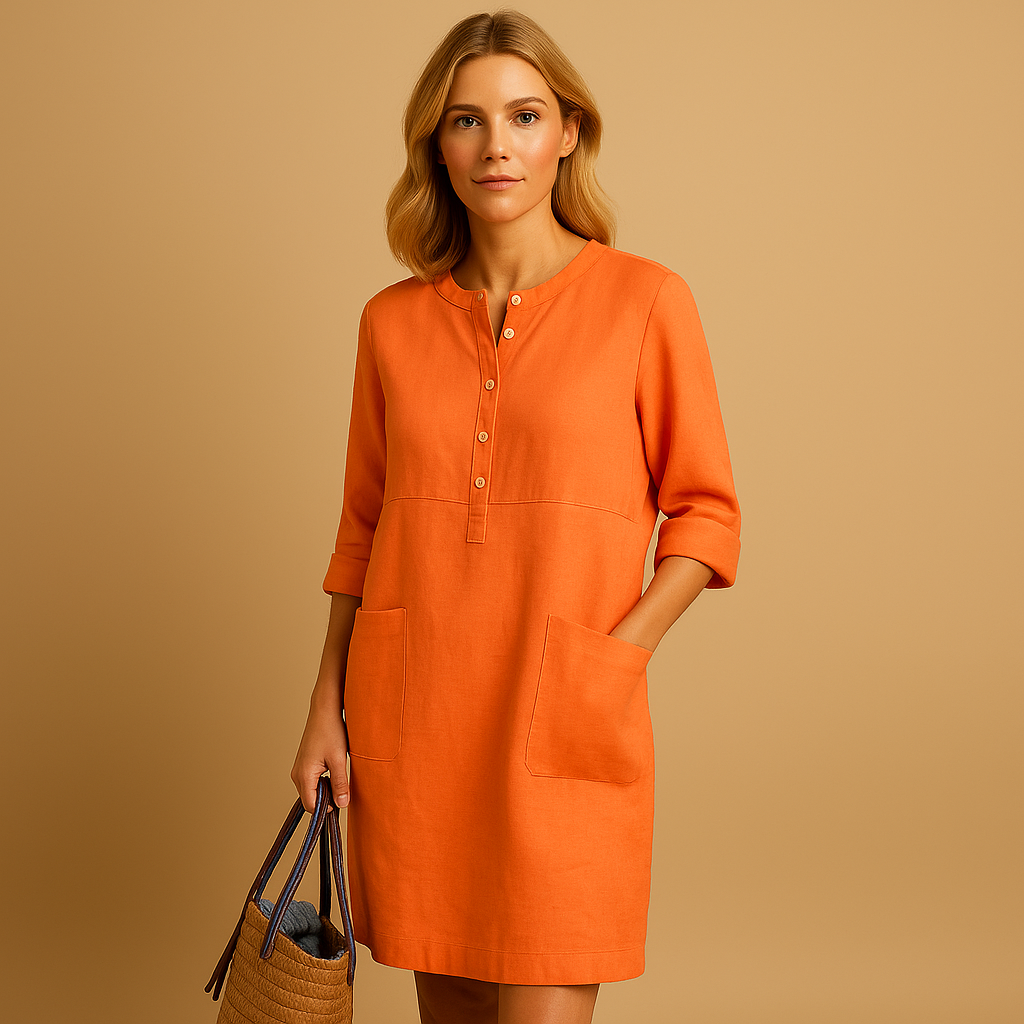 Laurence™ | Robe Longue Boutonnée