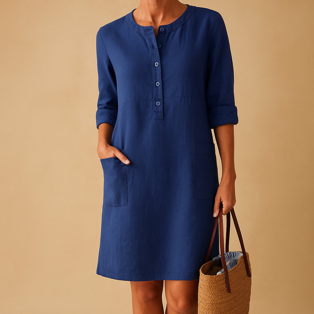 Laurence™ | Robe Longue Boutonnée