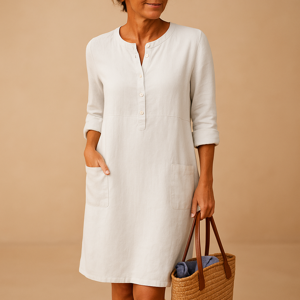Laurence™ | Robe Longue Boutonnée