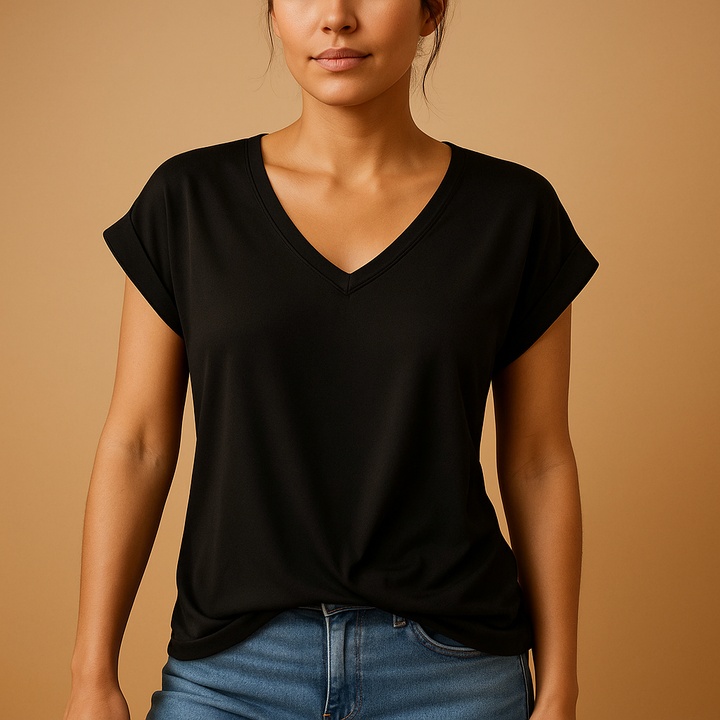 Roseline™ | Blouse Col V Cintré