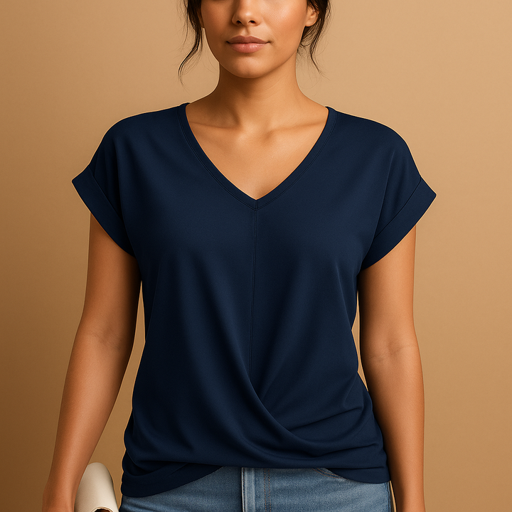 Roseline™ | Blouse Col V Cintré