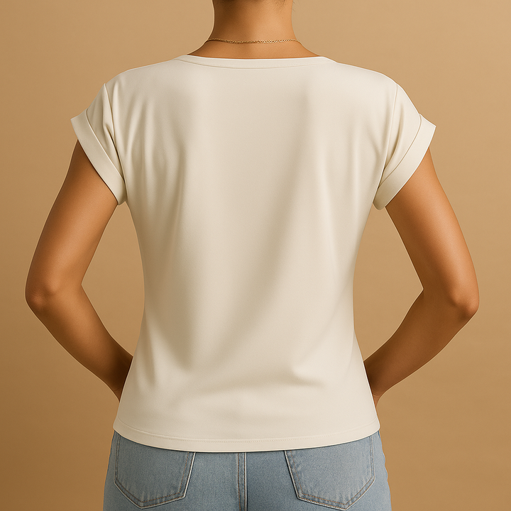 Roseline™ | Blouse Col V Cintré