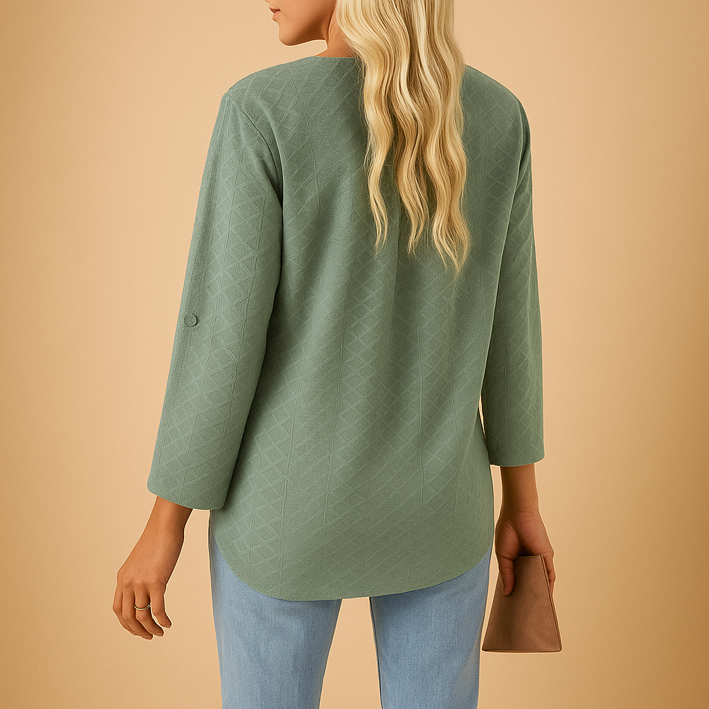 Séraphine™ | Blouse Col V Classique