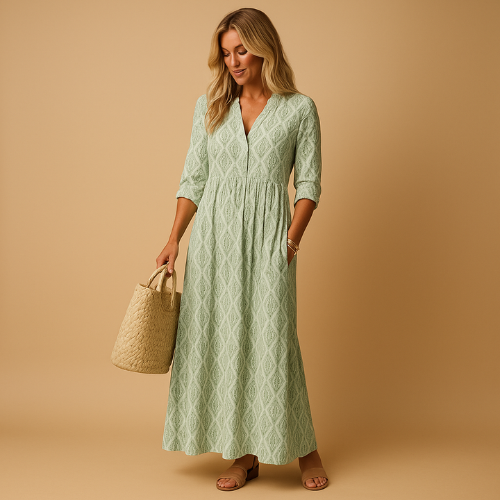 Auréliane™ | Robe Genou Élégante