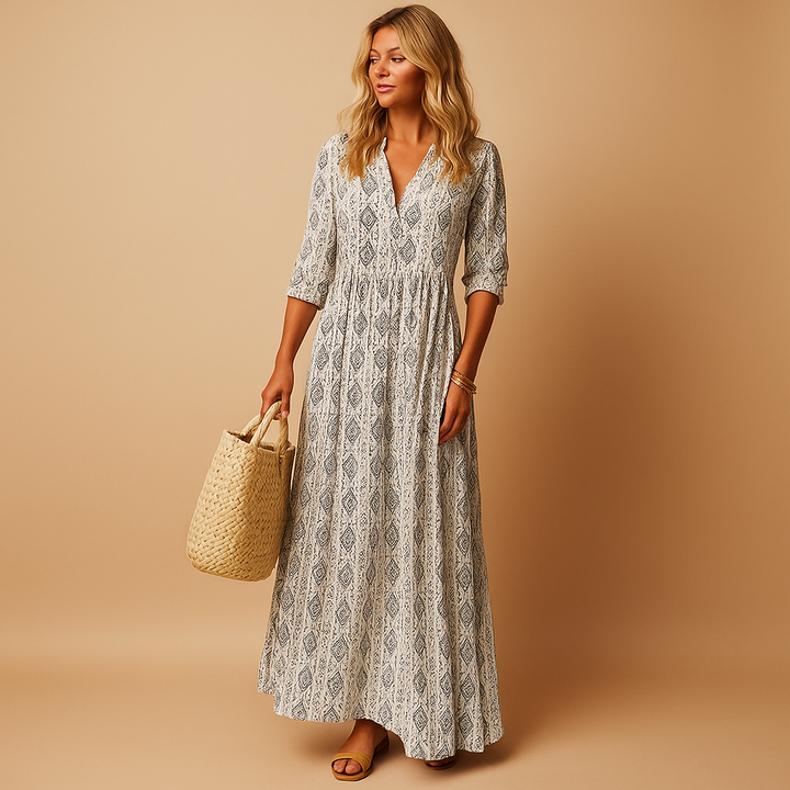 Auréliane™ | Robe Genou Élégante